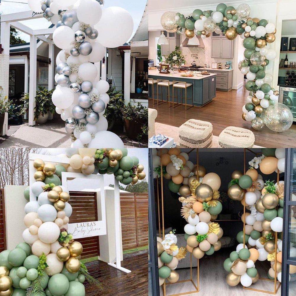 Bean Paste Green Balloon Wedding Kit