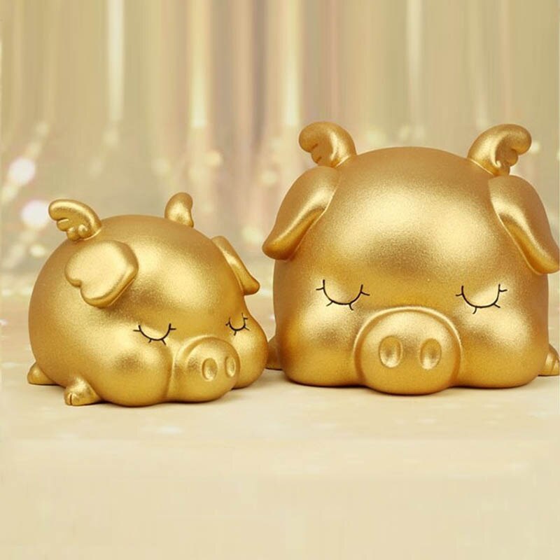 Flying Gold Pig Piggy Bank