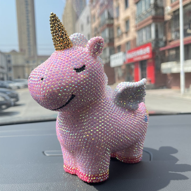 Diamond Encrusted Unicorn Piggy Bank