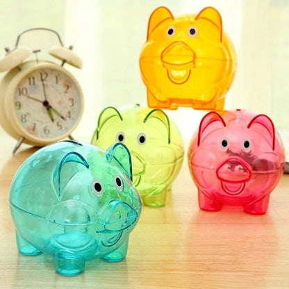 Openable Clear Piggy Bank