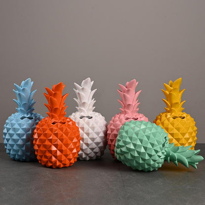 Pineapple Figurine Piggy Bank