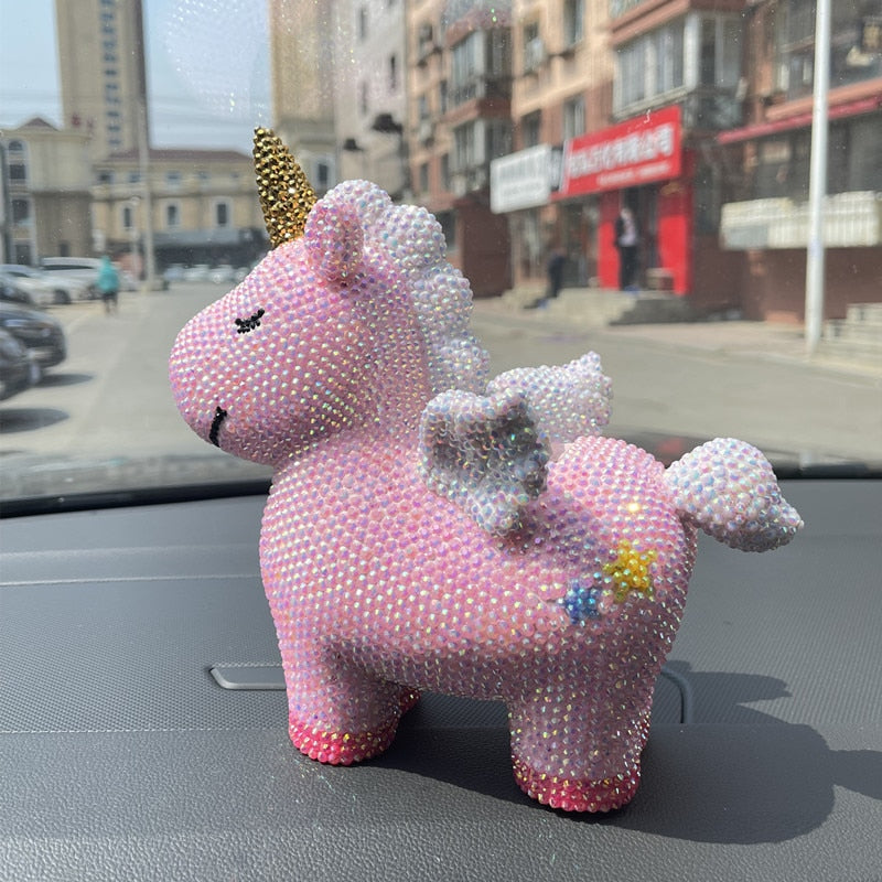 Diamond Encrusted Unicorn Piggy Bank