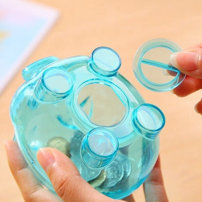 Openable Clear Piggy Bank