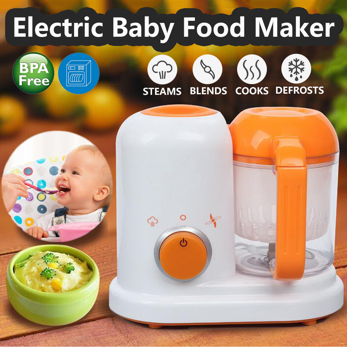 Multi-Function Baby Food Processor