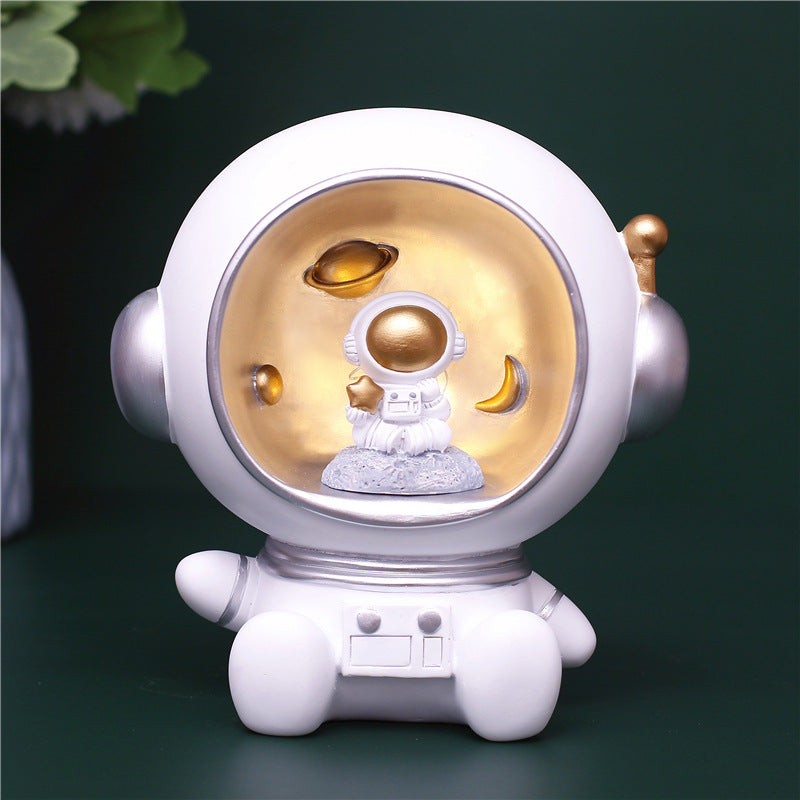 Large Astronaunt LED Piggy Bank