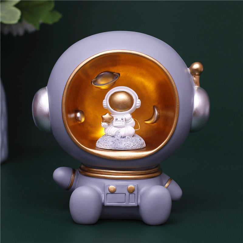 Large Astronaunt LED Piggy Bank