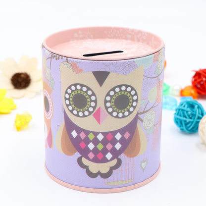 Tinplate Owl Piggy Bank