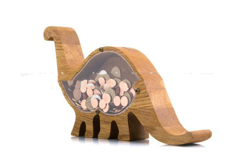 Wooden Animal Piggy Bank