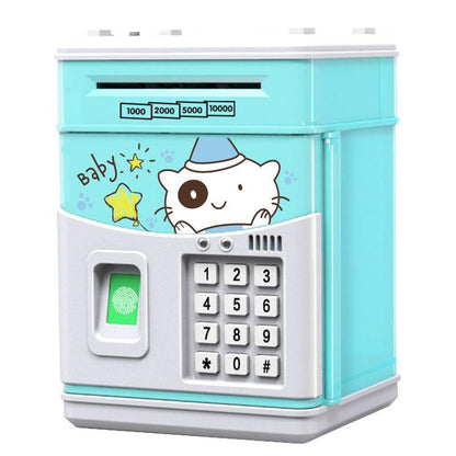 Blie fingerprint atm piggy bank