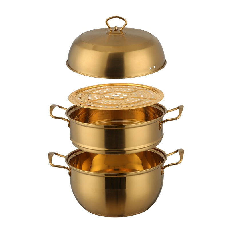 3 Layer Pot Steamer Cooker