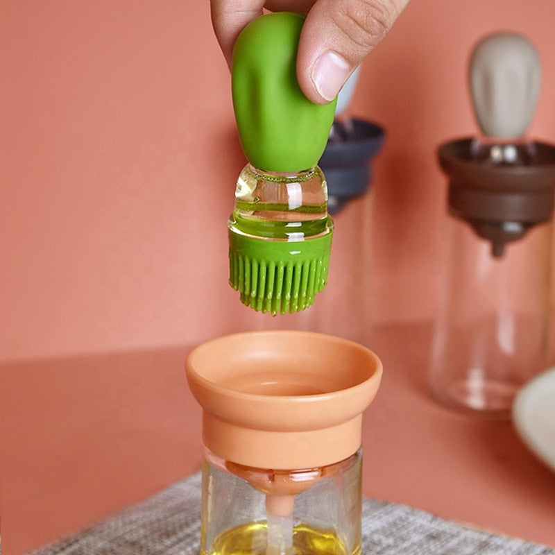 Silicone Oil Brush Bottle