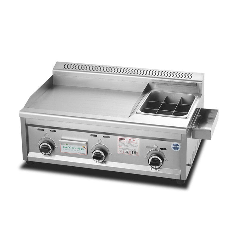 Commercial Gas Grill Deep Fryer