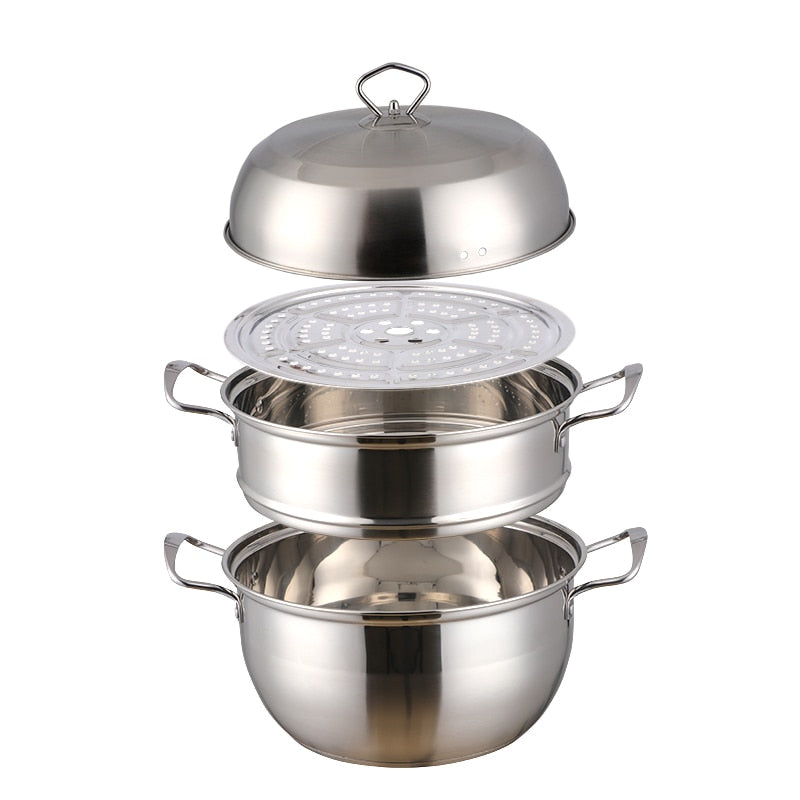 3 Layer Pot Steamer Cooker