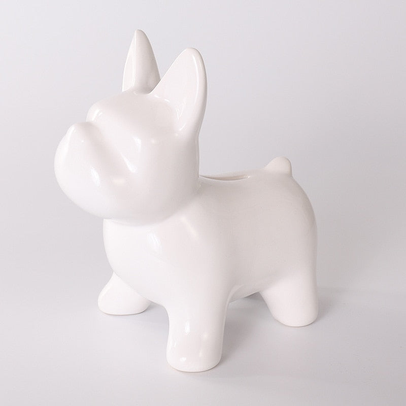 Nordic Ceramics Bulldog Piggy Bank