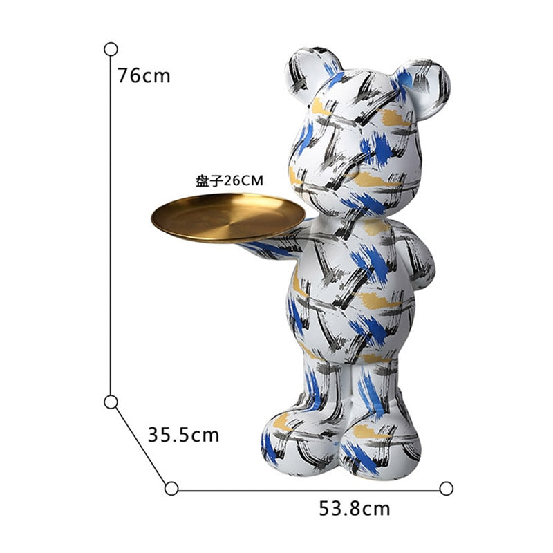 76cm Large Graffiti Bear