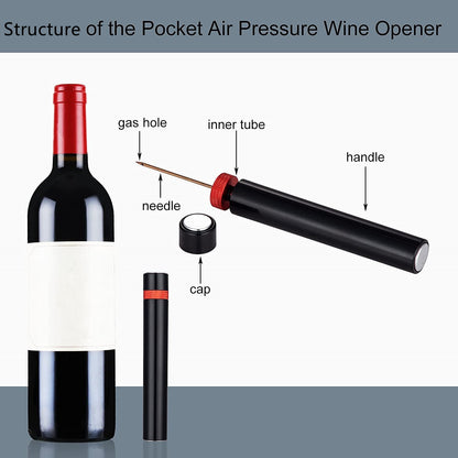 Portable Air Pressure Wine Opener