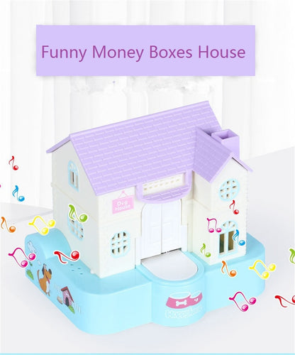 Cute Dog House Piggy Bank