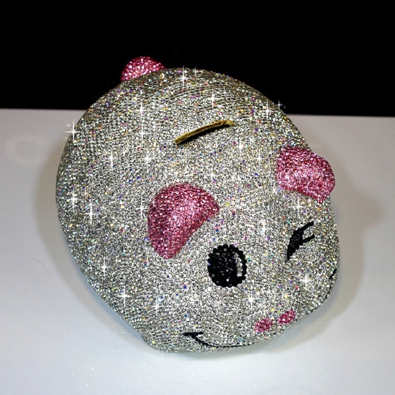 Full-Diamond Pig Piggy Bank