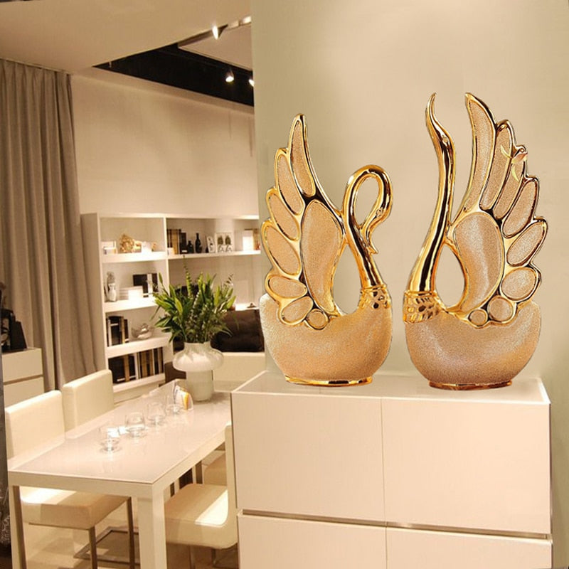 2PCS/SET Swan Decor