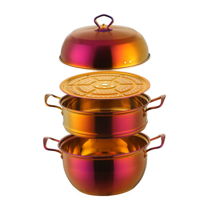 3 Layer Pot Steamer Cooker