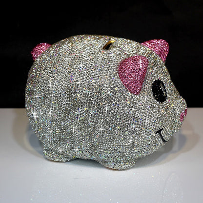 Full-Diamond Pig Piggy Bank