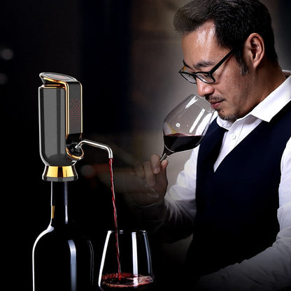 Electric Wine Aerator and Vacuum Saver