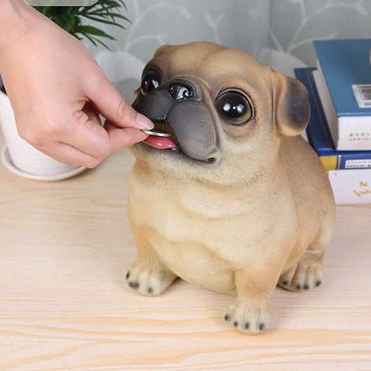 Pug Dog Piggy Bank