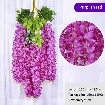 12Pcs Artificial Flower Pendant