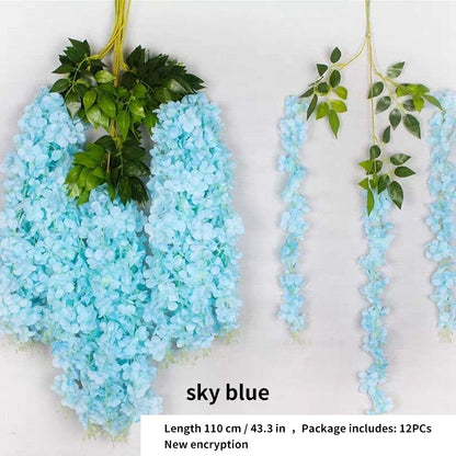 12Pcs Artificial Flower Pendant