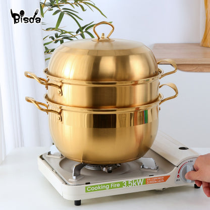 3 Layer Pot Steamer Cooker