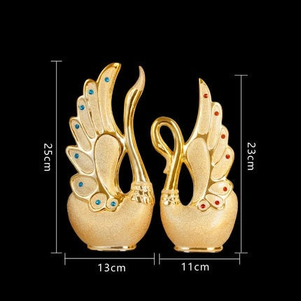 2PCS/SET Swan Decor