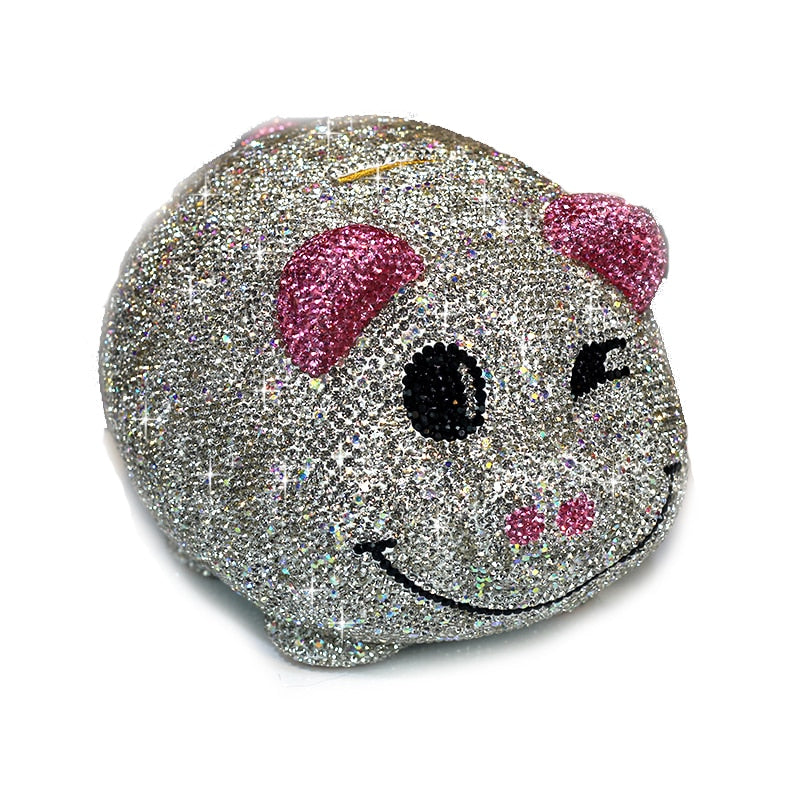 Full-Diamond Pig Piggy Bank