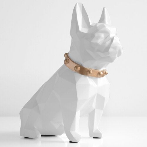 White bulldog piggy bank