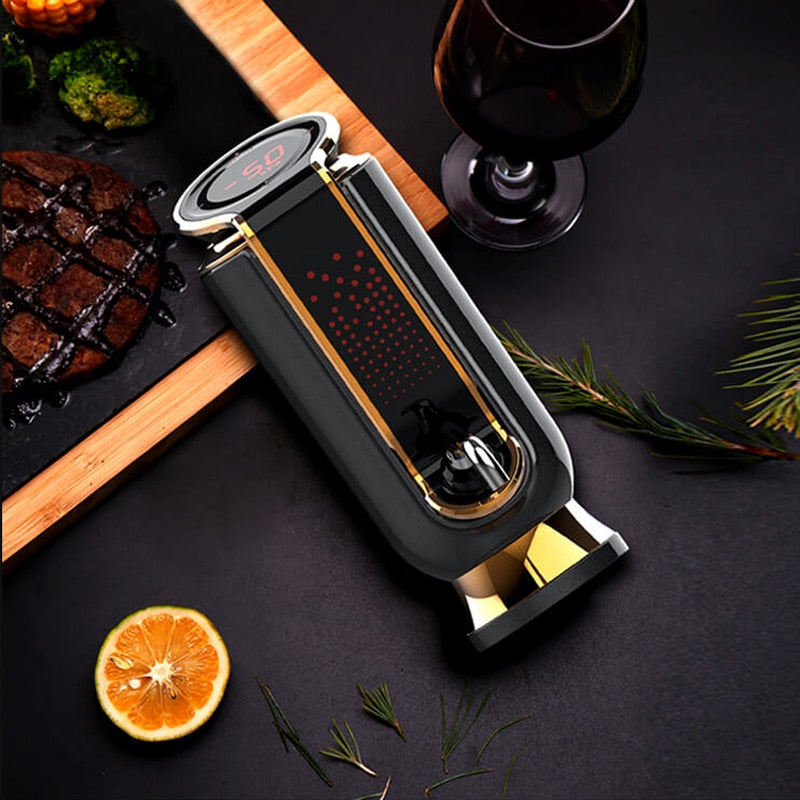 Electric Wine Aerator and Vacuum Saver