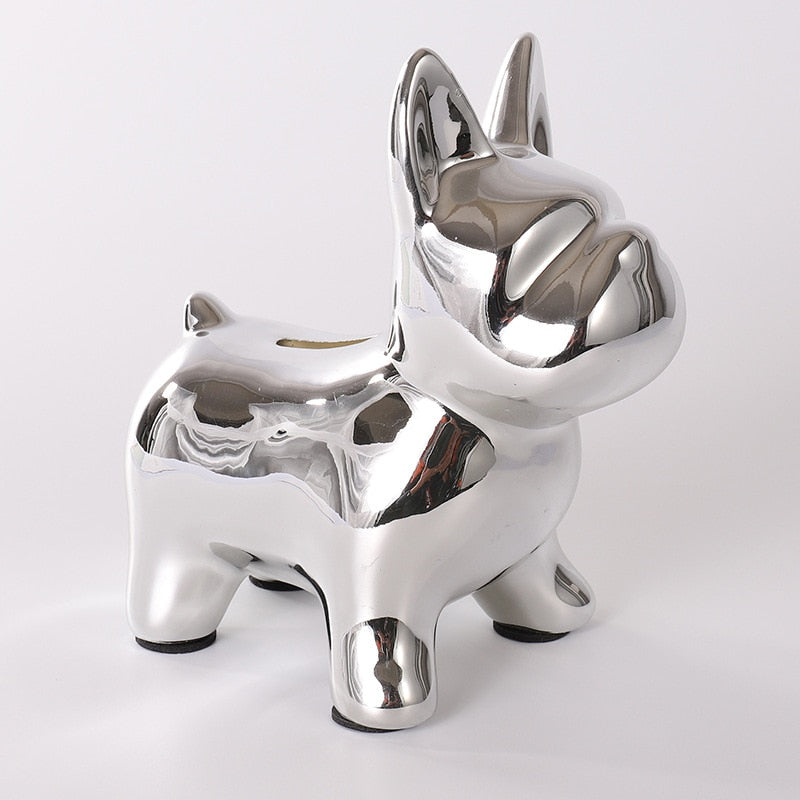 Nordic Ceramics Bulldog Piggy Bank