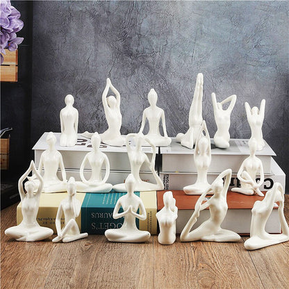 Ceramic Yoga Poses