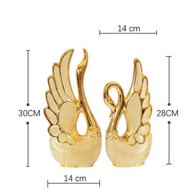 2PCS/SET Swan Decor