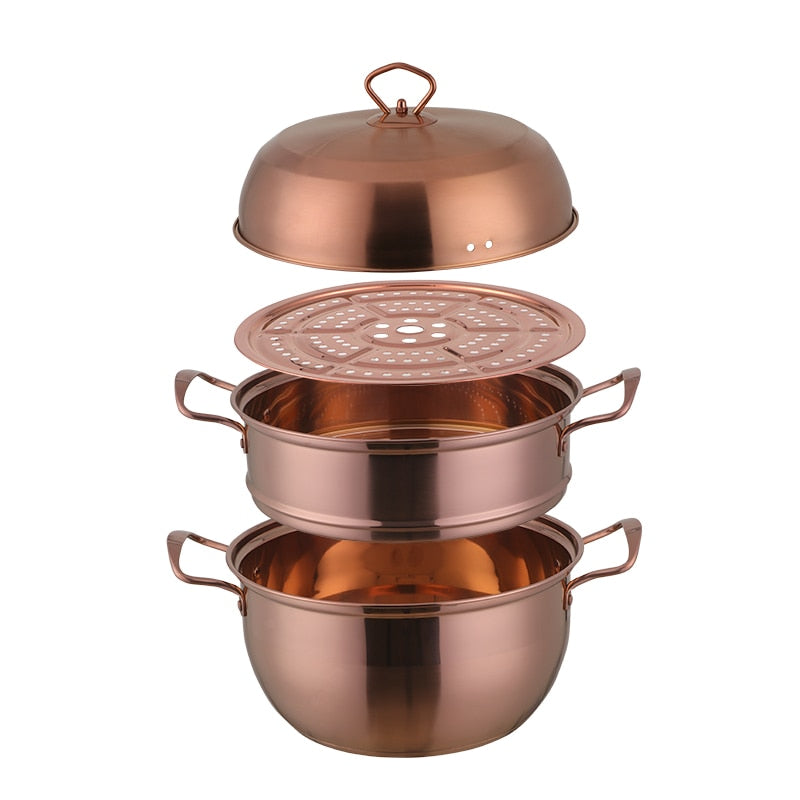 3 Layer Pot Steamer Cooker