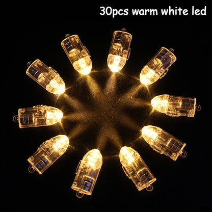 30pcs White Chinese Paper Lanterns