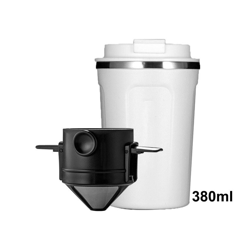 2 In 1 Portable Coffee Maker w/Drip Filter