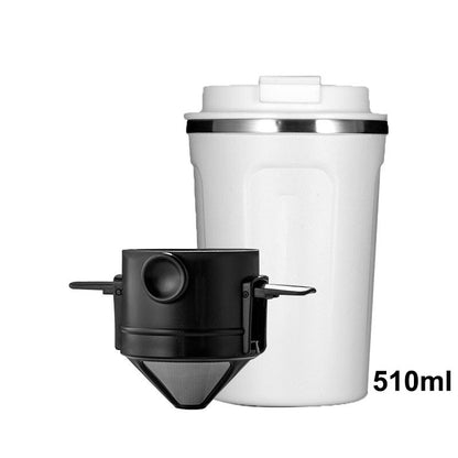 2 In 1 Portable Coffee Maker w/Drip Filter