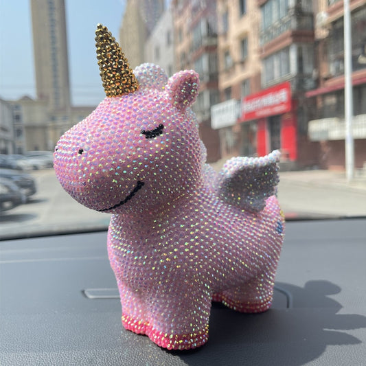 Diamond Encrusted Unicorn Piggy Bank