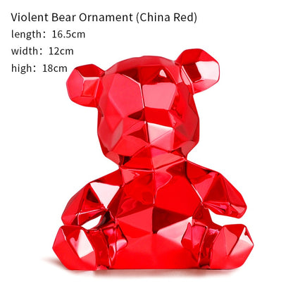 Violent Bear Sculpture