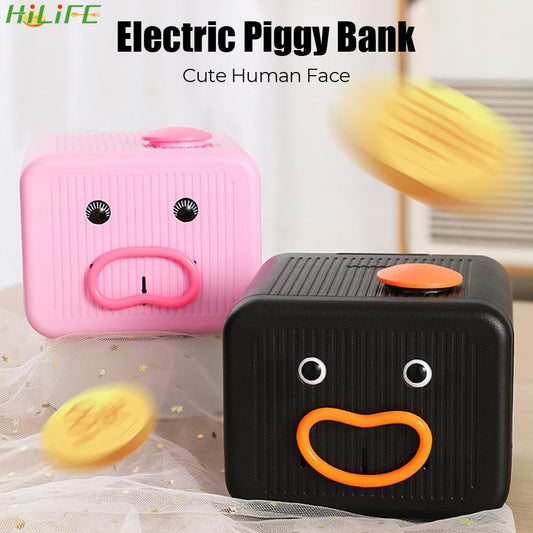 Moving Face Expression Piggy Bank