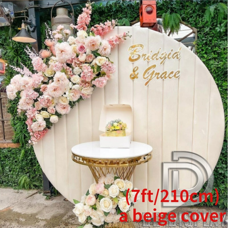 7 Ft Wedding Backdrop w/ Cover