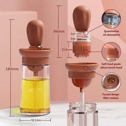 Silicone Oil Brush Bottle