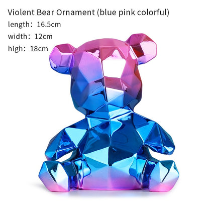 Violent Bear Sculpture