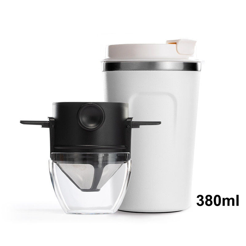 2 In 1 Portable Coffee Maker w/Drip Filter