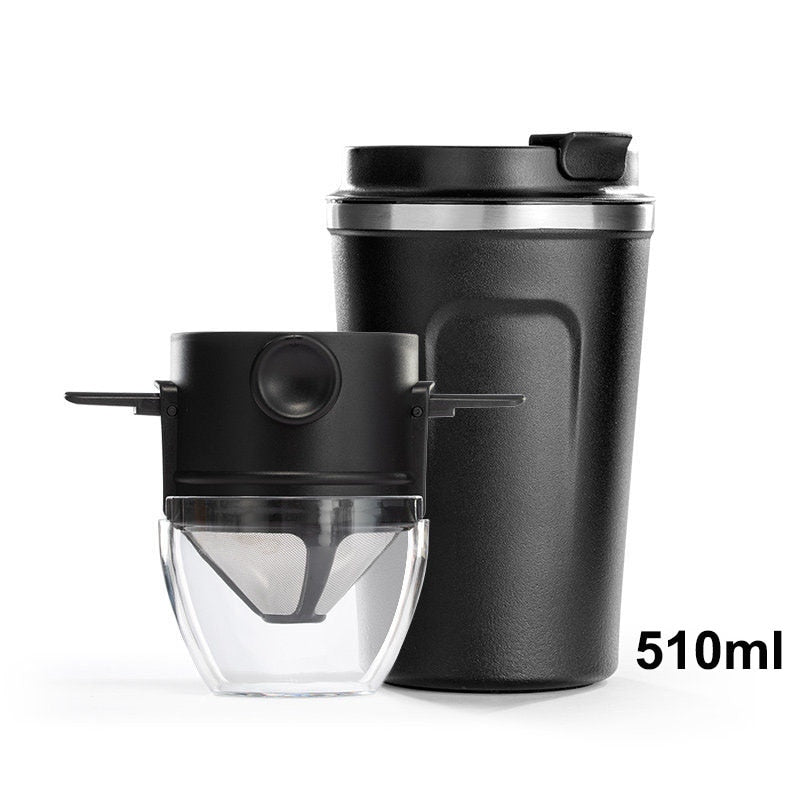 2 In 1 Portable Coffee Maker w/Drip Filter