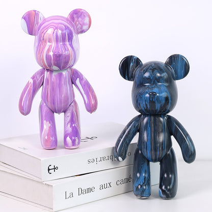 (D.I.Y) Graffiti Bearbrick Statue 3